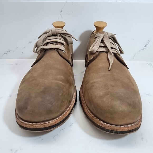 BED STU Brown Suede Men\'s Reagan Derby Dress or Casual Shoes Size 11 main image 9